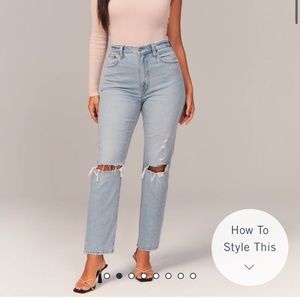 Curve Love Ultra High Rise Ankle Straight Jeans